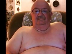 grandpa cum on webcam