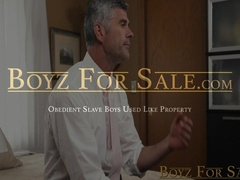 Lustful daddy President Oaks offered cock for a ride with twink Cole Blue