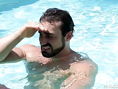 DylanLucas Hot Daddy Eats Young Ass in The Pool