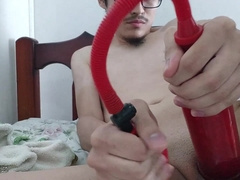 I can't help but squeal as I jizm