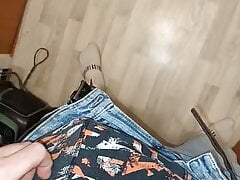 Taking my pants off :)