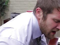 Office workers screw to release stress