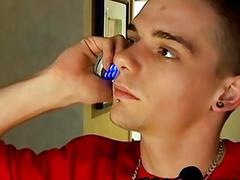 Punk is alone for the night so he pleasures himself