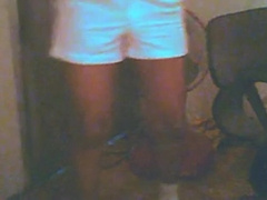 Sri Lankan Twunk's Striptease on Web cam