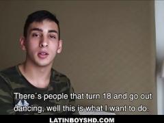 18 Year Old Amateur Latin Boy Fucked For Cash POV