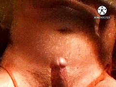 Sexy orange bikini bottoms