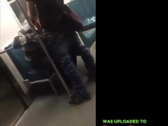 Asian twink get's BJ from older man in a subway 5