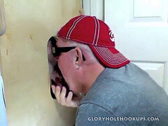 Gloryhole newcomer Is Hooked On The sensing