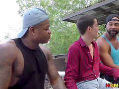 multiracial homo dual anal fuck