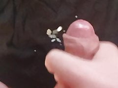 Cumming on my sweaty gym shirt