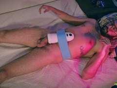Phat Wood Parent Camilo Dark-skinned Super-hot Handsfree Jizm Inwards Automatic Fucktoy