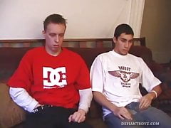 Threesome Stroke and  Suck Off