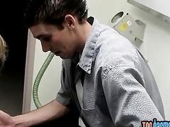 Gay jock with a foot fetish loves being at doctors