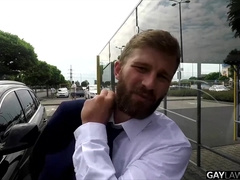 GAYLAWOFFICE Youthful Thug Mark Wealthy Munching Jism after Without A Condom