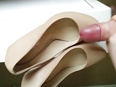 Nude Aldo Platform Pumps Heels Cum
