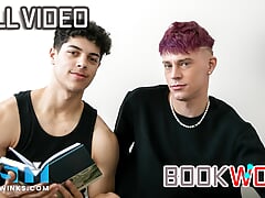 NastyTwinks - BookWorm - Harley Xavier Wants Friends Over and Needs to Convince Step Bro Jordan Haze to Let Him.  Raw Fuck Time