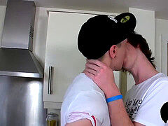uber-cute emo twinks having rough buttfuck lovemaking in a kitchen