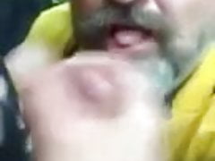 Cum in daddy mouth
