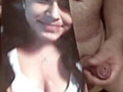 Tribute for izzy12 - steamy mega-bitch gets facial cumshot