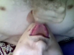 Self fuck and cum on face