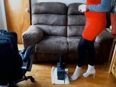 Huge Anal Toy Play for Crossdresser