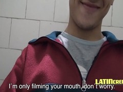 I surprised him when I tried to stroke his hard cock