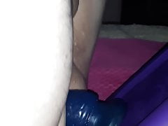 Double Anal Dildo Play