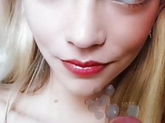 Anya Taylor-Joy facial cumtribute