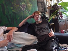 Gettin two know Supah Fit 19yr, pop star looks, decent chav takes SPUNK up the butt- Unedited video