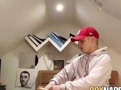 Horny twink fisting webcam domination