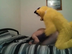 Skinny Twink Fucked By Mascot