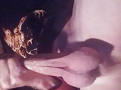 Mature shaved Big Cock Blows Load