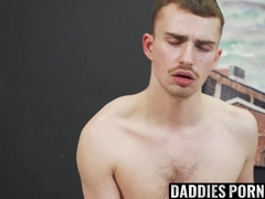 DaddiesPorno.com - Stop talking back and give your stepdad a steamy blowjob