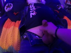 Encaged puppy gets strapped up, blinded, and taunted