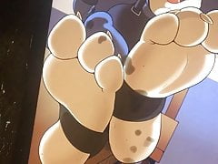 Judy Hopps (Feet) - Cum Tribute
