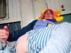 Like young menjoys anal in pajamas