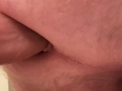 Close up Sissy backside nailing and gape in a mini-skirt