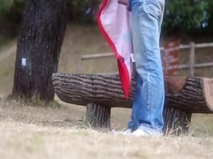 Public Fap: Young Queer Stud Takes off and Milks Outdoors