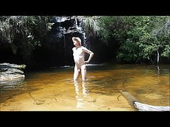 old man's naked frolic