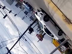 Taxista tarado mostra pau