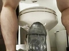 Gaping my ass with Destroyer Dildo