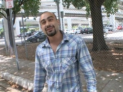 Sizzling hot guy gets a wild and steamy blowjob from his hot and horny lover