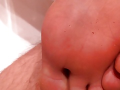 another cumshot on soles