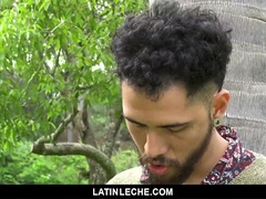 LatinLeche - A Hot Latino Stud Gets His Shaft Sucked By The Beach