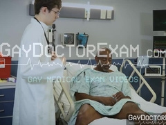 Doctor Dakota Lovell offers his ass to solve stud Aaron Trainers random boners