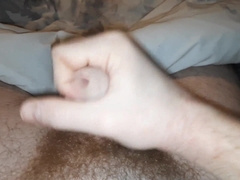 Stroking My Uncircumcised Spunk-Pump!