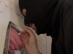 Young student blows at Glory Hole Hanover