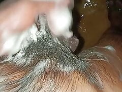 ABELLA DANGER COVERED WITH GOLD AND OIL GETS ASS FUCKED TO SQUIRT