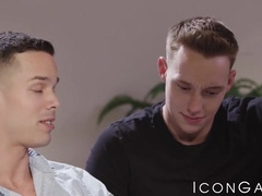 Inked Gay Nick Sahara Bareback Banged Shy Twink With Nic Sahara