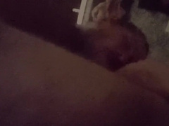 Father pummeling my throat